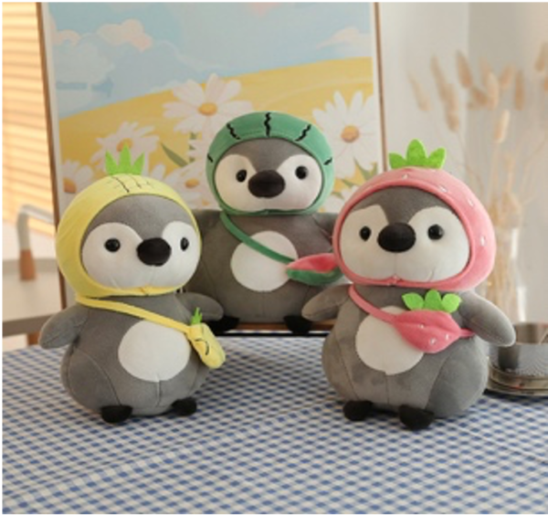 Pingüinos con Gorrito de Fruta